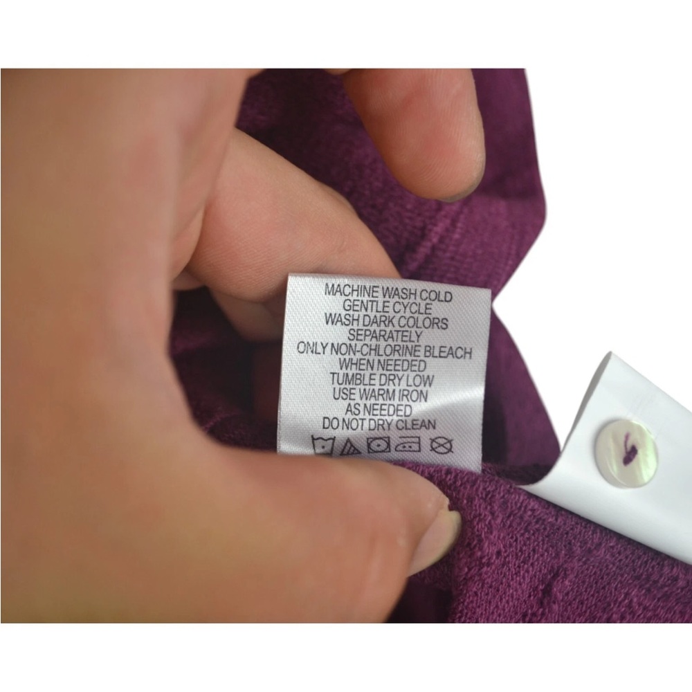 North River Women Purple Pullover T Shirt Top Sz M Long sleeves - Picture 4 of 10